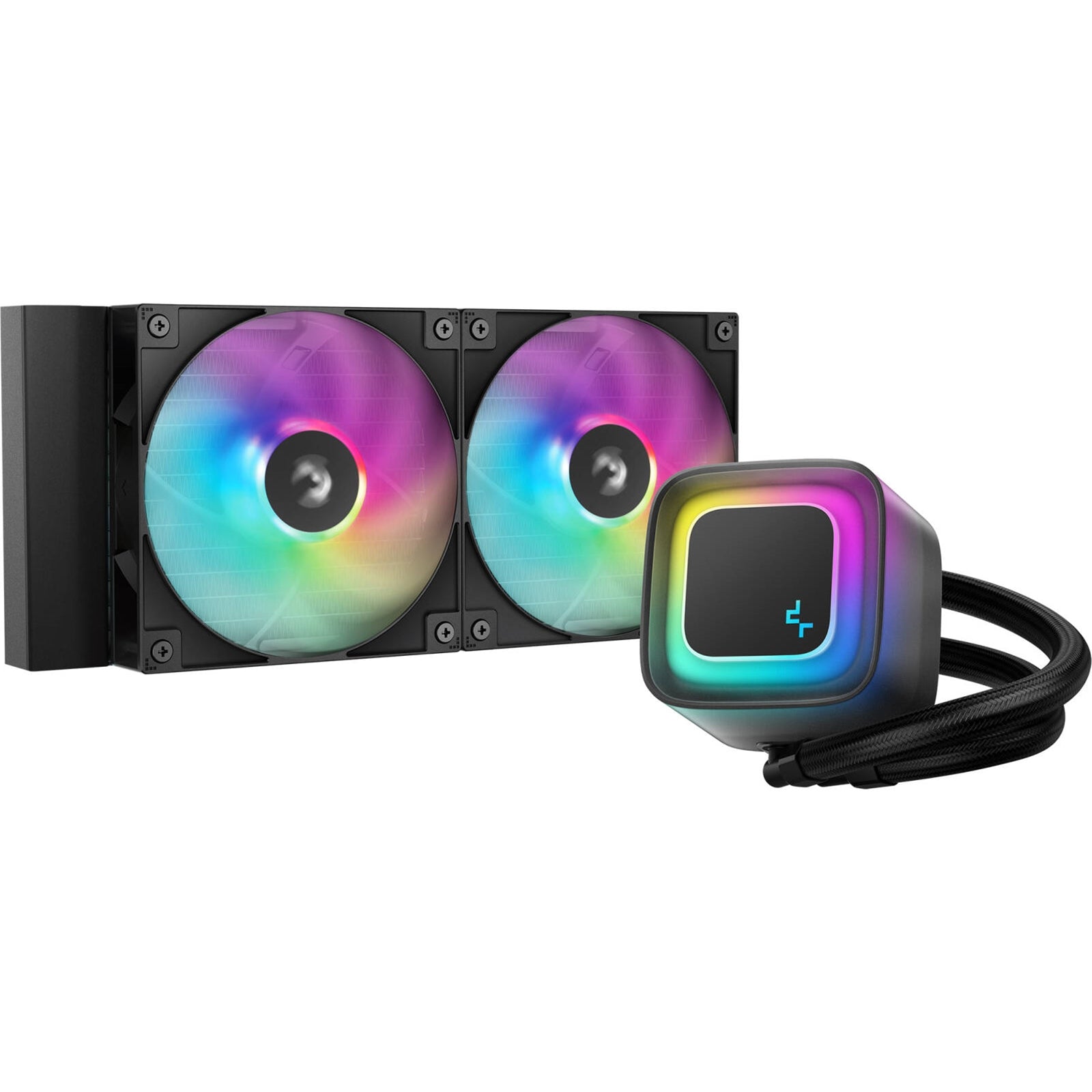 DeepCool LE240 V2 240mm AIO Liquid CPU Cooler ARGB Black DeepCool LE240 V2 240mm AIO Liquid CPU Cooler ARGB Black